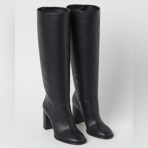 H&M - Heeled Knee High Boots